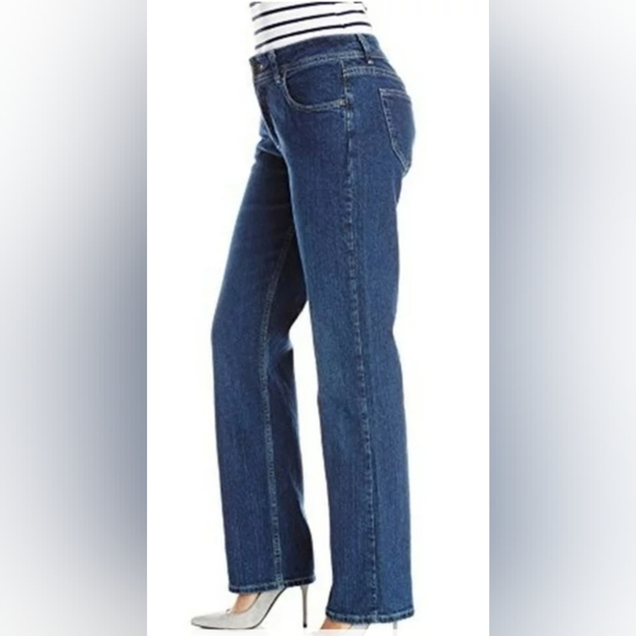 Riders by Lee Indigo Women's Relaxed Fit Straight Leg Jeans Denim 26W 3x… - Picture 2 of 3